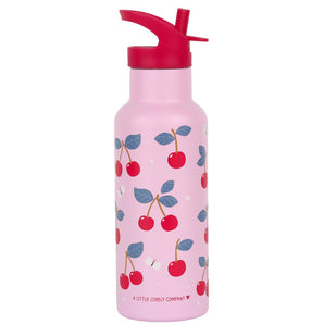 A Little Lovely Company Stainless Steel Water Bottle 500ml | Kids School Bottle - My Little Thieves