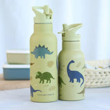 A Little Lovely Company Stainless Steel Water Bottle 500ml | Kids School Bottle - My Little Thieves