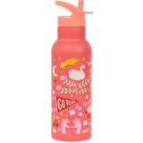 A Little Lovely Company Stainless Steel Water Bottle 500ml | Kids School Bottle - My Little Thieves