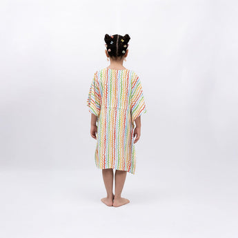 Abril Flores Mil Confetti Girl Swimwear Cover Up | Swimwear Girl - My Little Thieves