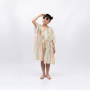 Abril Flores Mil Confetti Girl Swimwear Cover Up | Swimwear Girl - My Little Thieves
