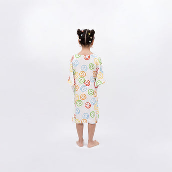 Abril Flores Mil Smile Rainbow Girl Swimwear Cover Up | Swimwear Girl - My Little Thieves