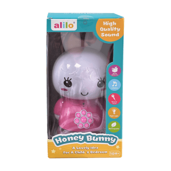 Alilo - Honey Bunny, G6 – Blue | With over 60 popular nursery rhymes and bedtime stories | Night Light for Kids, Rechargeable | 10 M+ - My Little Thieves