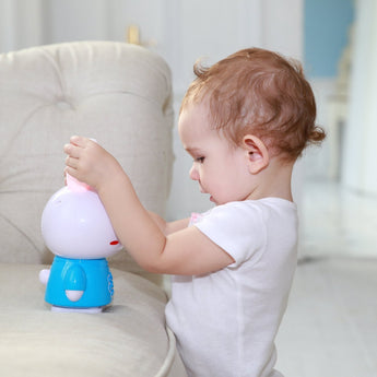 Alilo - Honey Bunny, G6 – Blue | With over 60 popular nursery rhymes and bedtime stories | Night Light for Kids, Rechargeable | 10 M+ - My Little Thieves