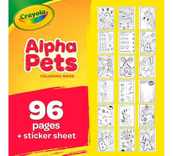 Alpha Pets Coloring Book, 96 Pages - My Little Thieves