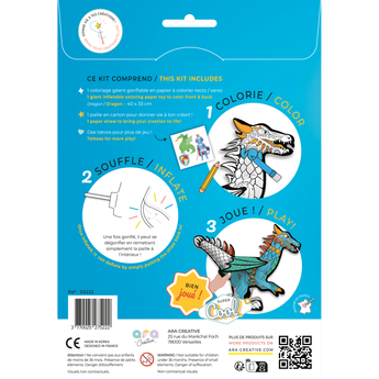 Ara Creative Inflatable Coloring Giant Dragon | Kids Art - My Little Thieves