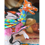 Ara Creative Inflatable Coloring Giant Dragon | Kids Art - My Little Thieves