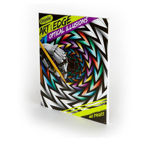Art with Edge, Optical Illusions Colouring Pages - My Little Thieves