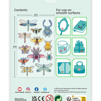 Avenir - 3D Stickers 10 pack - Butterfly Multicolour | These beautiful and realistic - looking 3D stickers pop out to showcase a gorgeous collection. | ages 3+ - My Little Thieves