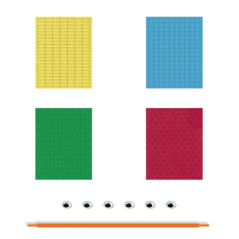 Avenir Create My First Story Book - Cars | Mosaic Junior Kit: Fun DIY Activity for Kids - Improve Coordination and Perception of Colors | Ideal gift for Kids 3+ - My Little Thieves