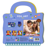 Avenir - Foil Art - Space Multicolour | Easy, mess - free and fun! Convenient carry handle and beautiful illustrations | Peel off the stickers | Convenient carry handle | Ages 3+ - My Little Thieves