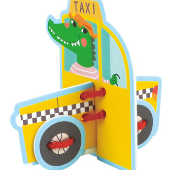 Avenir - Little Hands Play Box - Animal Town Multicolour | 3D puzzle and laces to create an awesome bunny town | Ideal ages 3+ - My Little Thieves