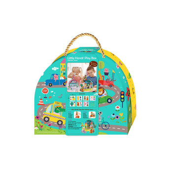 Avenir - Little Hands Play Box - Animal Town Multicolour | 3D puzzle and laces to create an awesome bunny town | Ideal ages 3+ - My Little Thieves