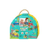 Avenir - Little Hands Play Box - Animal Town Multicolour | 3D puzzle and laces to create an awesome bunny town | Ideal ages 3+ - My Little Thieves