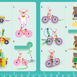 Avenir - Little Hands Play Box - Animal Town Multicolour | 3D puzzle and laces to create an awesome bunny town | Ideal ages 3+ - My Little Thieves