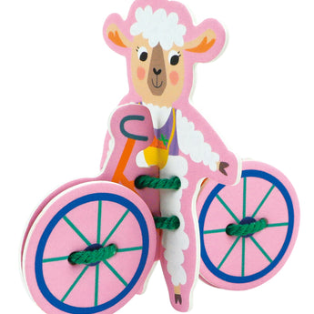 Avenir - Little Hands Play Box - Animal Town Multicolour | 3D puzzle and laces to create an awesome bunny town | Ideal ages 3+ - My Little Thieves