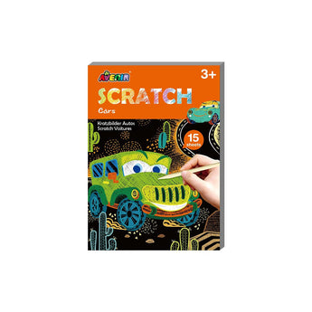 Avenir - Mini Scratch Book Dinosaurs | easy - to - use activity book is perfect for unleashing your child's imagination and creativity, while also fostering essential skills such as motor skills, hand - eye coordination, and manual dexterity | Ages 3+ - My Little Thieves