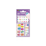Avenir - Nail Stickers Fluorescent - Under the sea Multicolour |Peel sticker for edge to avoid tearing, remove the glue using soap or acetone | Ages 3+ - My Little Thieves