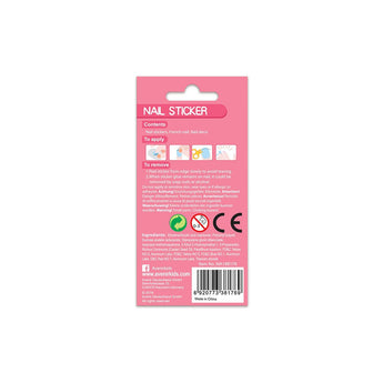 Avenir - Nail Stickers Fluorescent - Under the sea Multicolour |Peel sticker for edge to avoid tearing, remove the glue using soap or acetone | Ages 3+ - My Little Thieves