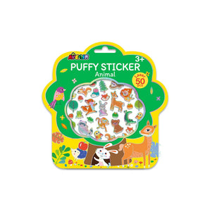 Avenir - Puffy Sticker Animal Multicolor | activity for kids | Perfect work of art to keep for room decoration or to give as a gift | ages 3+ - My Little Thieves