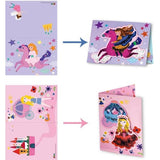 Avenir Scratch - Dinos | Arts & Crafts, Greeting Cards Set | Make Beautiful Greetings Cards | Scratch Art 3+ - My Little Thieves
