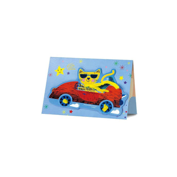 Avenir Scratch - Dinos | Arts & Crafts, Greeting Cards Set | Make Beautiful Greetings Cards | Scratch Art 3+ - My Little Thieves