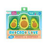 Avocado Love Eraser and Sharpener - Set of 3 - My Little Thieves