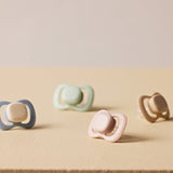 b.box Pacifier Silicone 2 Twin Pack – Ocean/Sky | Soft Orthodontic Soother for Newborns | Lightweight & Durable Design | 0m+