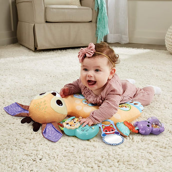 Baby 4 - in - 1 Tummy Time Fawn, Sensory Animal Baby Pillow with Lights - My Little Thieves