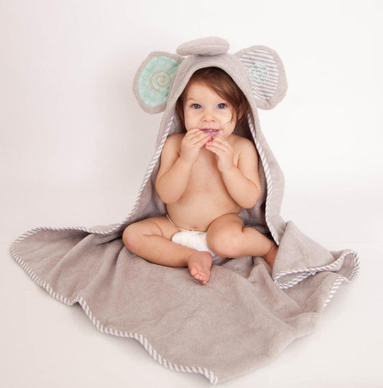 Baby Bath Hooded Towel - Ellie the Elephant - My Little Thieves