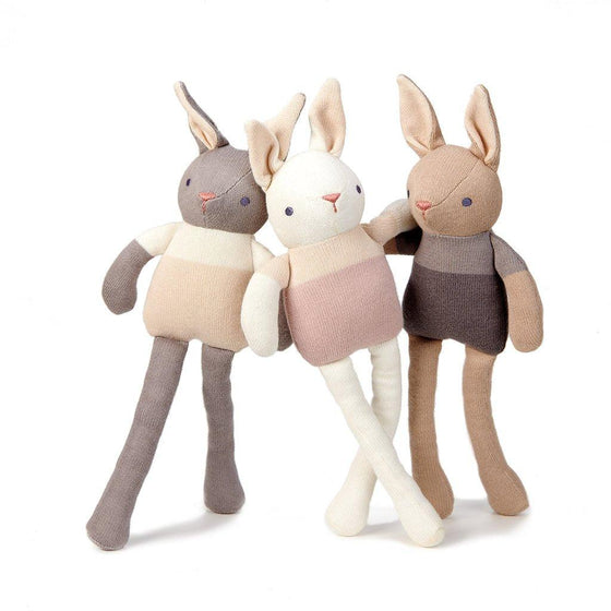 Baby Threads Grey Bunny Doll - My Little Thieves