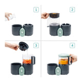 Babymoov Insulated box stainless steel baby food flask 350ml - My Little Thieves