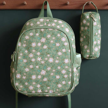 Backpack - Blossoms Sage Insulated - My Little Thieves