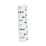 Bamboo Hat + Swaddle blanket - Triangle Blue - My Little Thieves
