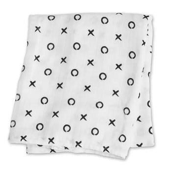 Bamboo Swaddle - Hugs & Kisses - My Little Thieves