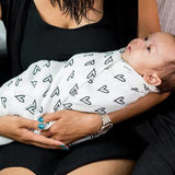 Bamboo Swaddle - Messy Hearts - My Little Thieves