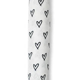 Bamboo Swaddle - Messy Hearts - My Little Thieves