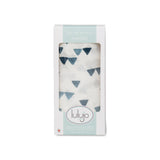 Bamboo Swaddle - Navy Triangles - My Little Thieves