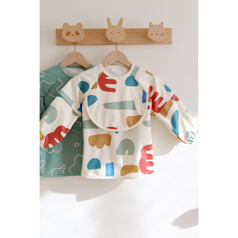 Beaba 2 In 1 Bib With Removable Sleeves | Full Coverage Mealtime Protection - My Little Thieves