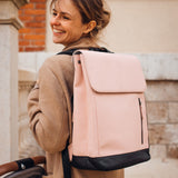 Beaba Oslo Changing Bag In Clay | Elegant & Practical Nappy Bag - My Little Thieves