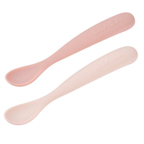 Beaba Silicone Spoons Set Of 2 With Case | Feeding - My Little Thieves