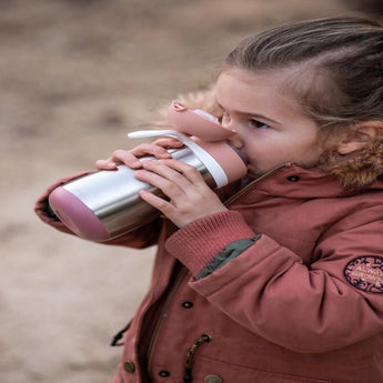 Beaba Stainless Steel Bottle 350ml With Handle | Kids Hydration - My Little Thieves
