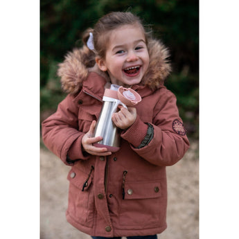 Beaba Stainless Steel Bottle 350ml With Handle | Kids Hydration - My Little Thieves