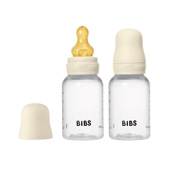 Bibs Baby Bottle Round Latex 150ml Slow Flow 2 Pack | Feeding - My Little Thieves