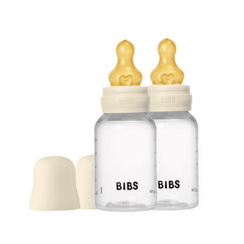 Bibs Baby Bottle Round Latex 150ml Slow Flow 2 Pack | Feeding - My Little Thieves