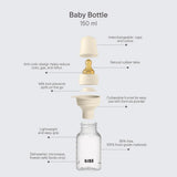 Bibs Baby Bottle Round Latex 150ml Slow Flow | Newborn Feeding - My Little Thieves