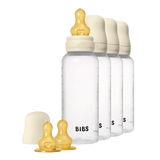 Bibs Baby Bottle Round Latex 270ml Medium Flow 2 Pack | Feeding - My Little Thieves