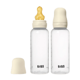 Bibs Baby Bottle Round Latex 270ml Medium Flow 2 Pack | Feeding - My Little Thieves