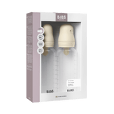Bibs Baby Bottle Round Latex 270ml Medium Flow 2 Pack | Feeding - My Little Thieves