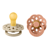 Bibs Boheme Natural Rubber Latex Pacifiers 2 Pack | Soother - My Little Thieves